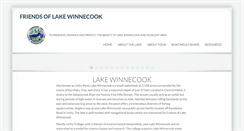 Desktop Screenshot of lakewinnecook.com