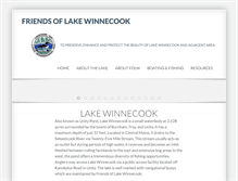 Tablet Screenshot of lakewinnecook.com